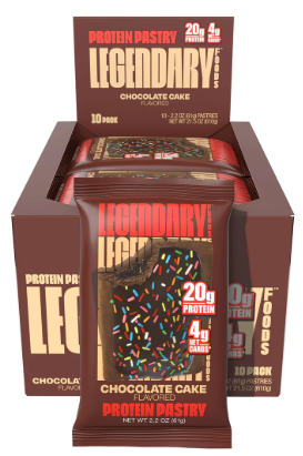 Legendary Foods Chocolate Cake Protein Pastry 10ct